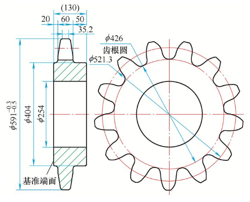 【兆恒機械】滲碳齒部有嚴(yán)重的貫穿型裂紋，何原因？